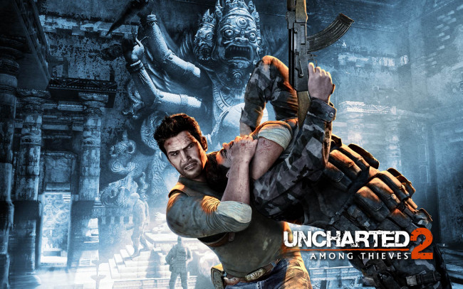 Обои картинки фото uncharted, among, thieves, видео, игры