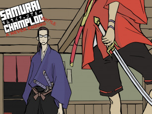 Картинка аниме samurai champloo