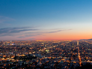 Картинка города огни ночного