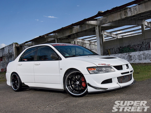 Обои картинки фото evo, vlll, автомобили, mitsubishi