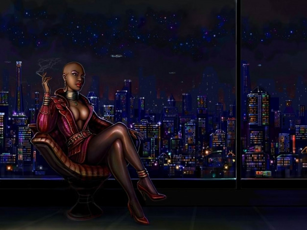 Обои картинки фото рисованные, люди