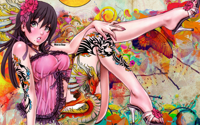 Обои картинки фото аниме, shunya, yamashita, artist