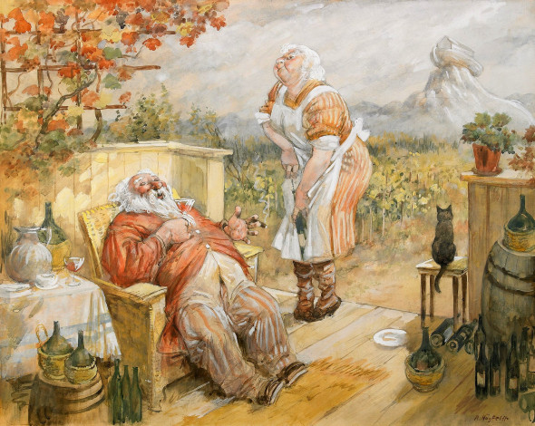 Обои картинки фото robert, hogfeldt, рисованные, gustav