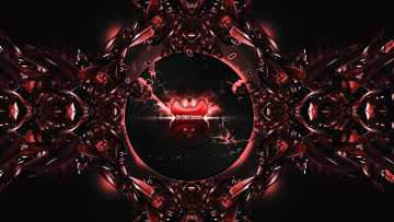 Картинка 3д графика fractal фракталы цвета фон узор