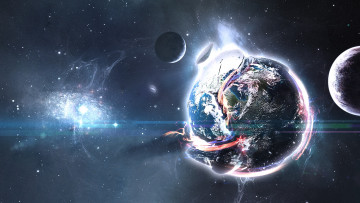 Картинка космос арт планеты