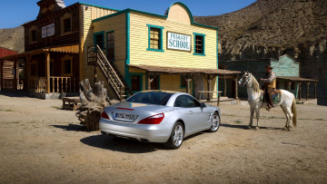 Картинка mercedes sl автомобили benz автомобиль стиль изящество мощь скорость