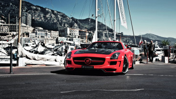 Картинка mercedes sls автомобили benz мощь изящество стиль автомобиль скорость