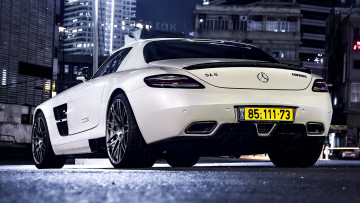 Картинка mercedes sls автомобили benz стиль автомобиль скорость изящество мощь