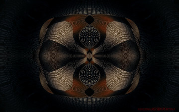 Картинка 3д графика fractal фракталы узор цвета фон