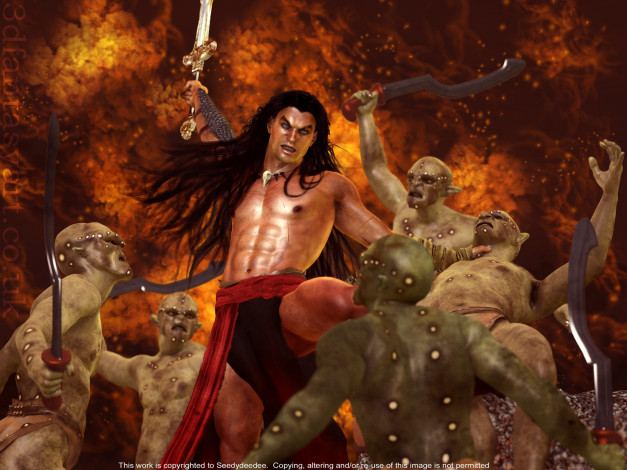 Обои картинки фото 3д, графика, fantasy, фантазия, embattled