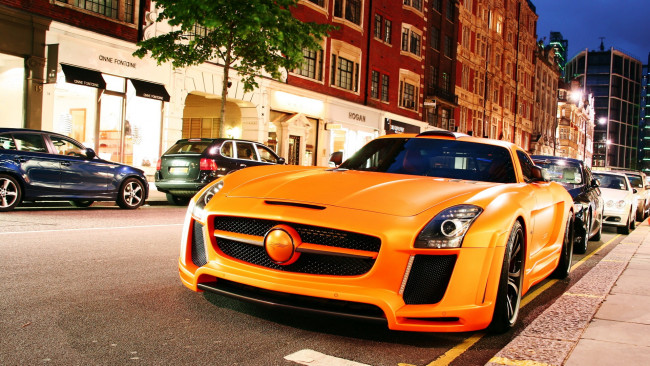 Обои картинки фото mercedes, sls, автомобили, выставки, уличные, фото, скорость, мощь, изящество, стиль, автомобиль