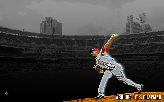 Обои картинки фото aroldis, chapman, спорт, бейсбол, игрок