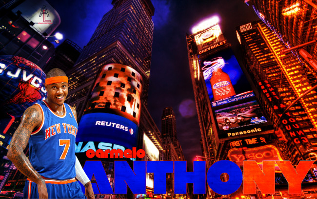 Обои картинки фото carmelo, anthony, спорт, nba, баскетбол, нба