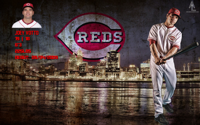 Обои картинки фото joey, votto, спорт, бейсбол, игрок