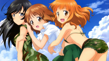 Картинка girls+und+panzer аниме девушки
