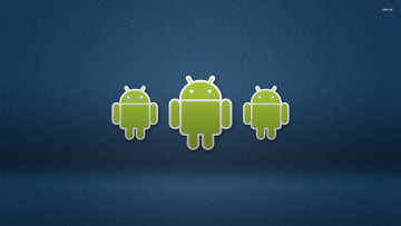 Картинка компьютеры android логотип фон