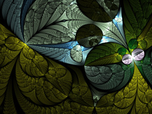 Картинка 3д+графика фракталы+ fractal узор фон цвета