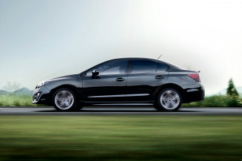 обоя автомобили, subaru, impreza, gj, 2014г, g4, темный