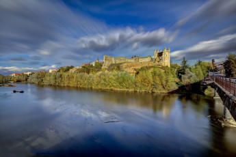 Картинка valencia+de+don+juan города -+дворцы +замки +крепости река мост замок