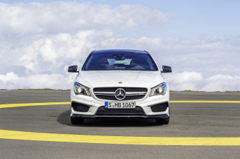 Картинка автомобили mercedes-benz brake shooting cla 45 amg x117 mercedes 2015г светлый