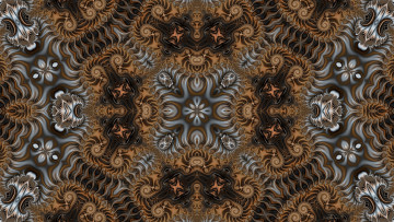 Картинка 3д+графика фракталы+ fractal узор