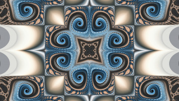 Картинка 3д+графика фракталы+ fractal узор