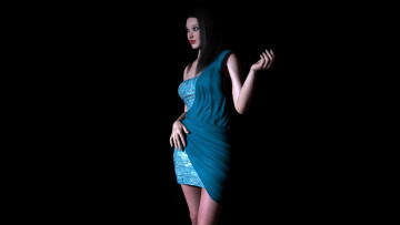 Картинка 3д+графика люди+ people фон взгляд девушка