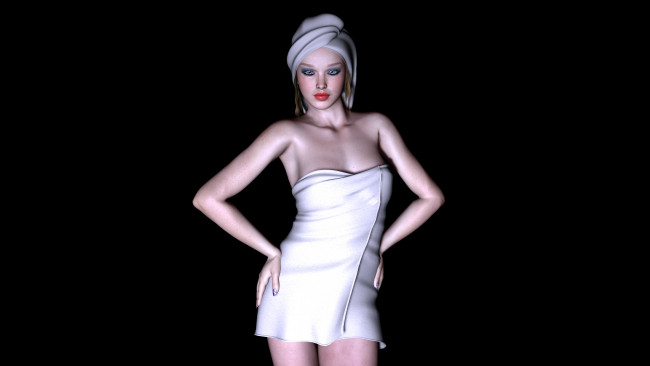 Обои картинки фото 3д графика, люди , people, фон, взгляд, девушка