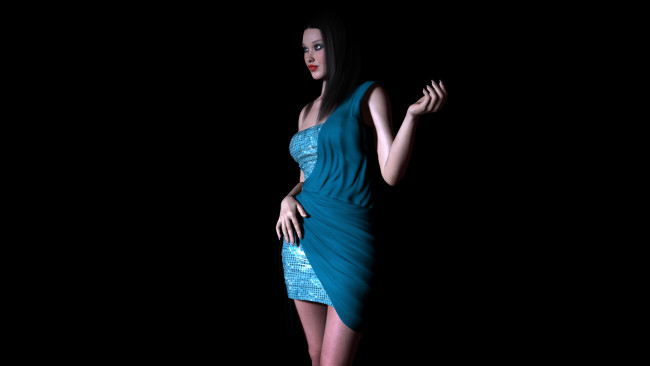 Обои картинки фото 3д графика, люди , people, фон, взгляд, девушка