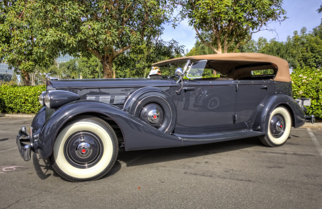 Обои картинки фото 1935 packard 1204 dietrich 5-passenger phaeton, автомобили, выставки и уличные фото, автошоу, выставка