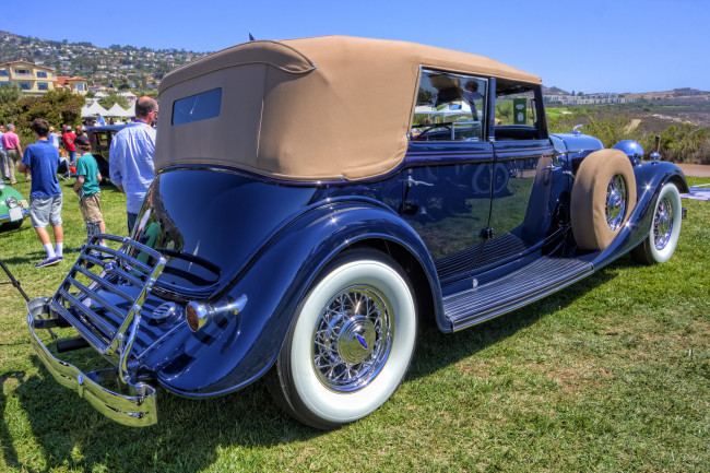 Обои картинки фото 1933 lincoln kb dietrich convertible sedan, автомобили, выставки и уличные фото, автошоу, выставка