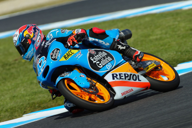 Обои картинки фото спорт, мотоспорт, байк, трасса, экипировка, гонщик