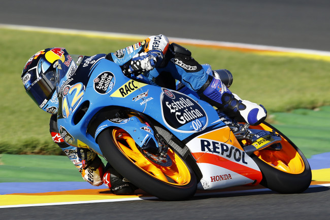 Обои картинки фото спорт, мотоспорт, трасса, байк, гонщик, экипировка