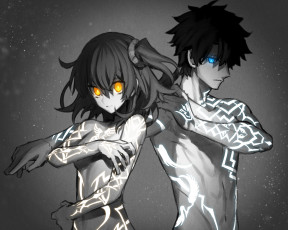 Картинка аниме unknown +другое male protagonist арт routo девушка парень fate grand order female