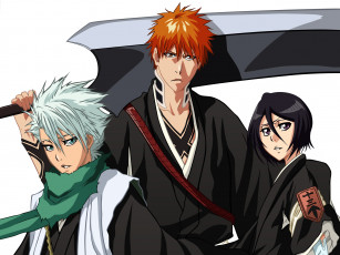 Картинка аниме bleach занпакто меч тоуширо ичиго блич рукия