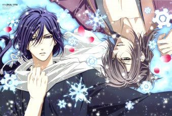 Картинка аниме hakuoki арт парни