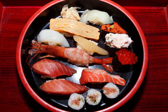 Картинка еда рыбные+блюда +с+морепродуктами икра креветки рыба