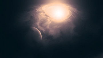 Картинка космос арт планета галактика вселенная