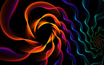 Картинка 3д+графика фракталы+ fractal цвета фон узор