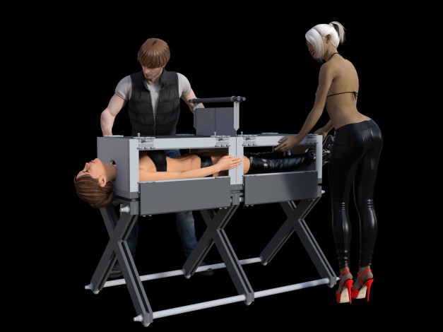 Обои картинки фото 3д графика, люди , people, взгляд, фон, девушки