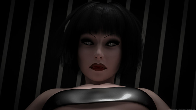 Обои картинки фото 3д графика, портрет , portraits, девушка, фон, взгляд