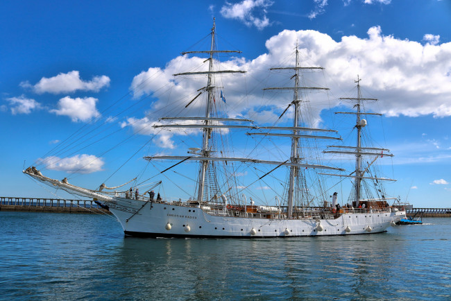 Обои картинки фото корабли, парусники, мачты, паруса