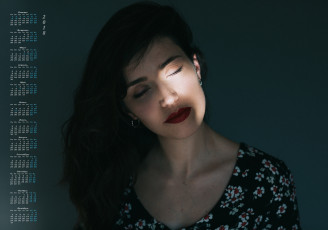 Картинка календари девушки 2018 макияж