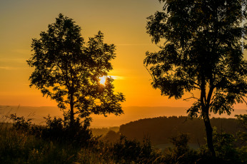 Картинка природа восходы закаты простор