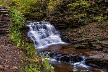 Картинка природа водопады простор