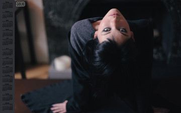 Картинка календари девушки лицо 2018 взгляд