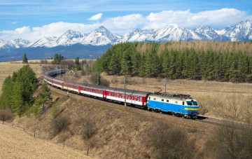 Картинка техника поезда состав локомотив