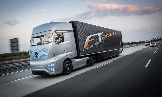 Обои картинки фото mercedes-benz future truck 2025, автомобили, mercedes trucks, truck, future, 2025, mercedes-benz