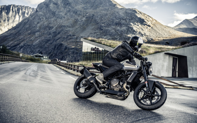 Обои картинки фото мотоциклы, husqvarna, vitpilen