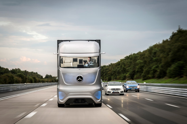 Обои картинки фото mercedes-benz future truck 2025, автомобили, mercedes trucks, 2025, truck, future, mercedes-benz